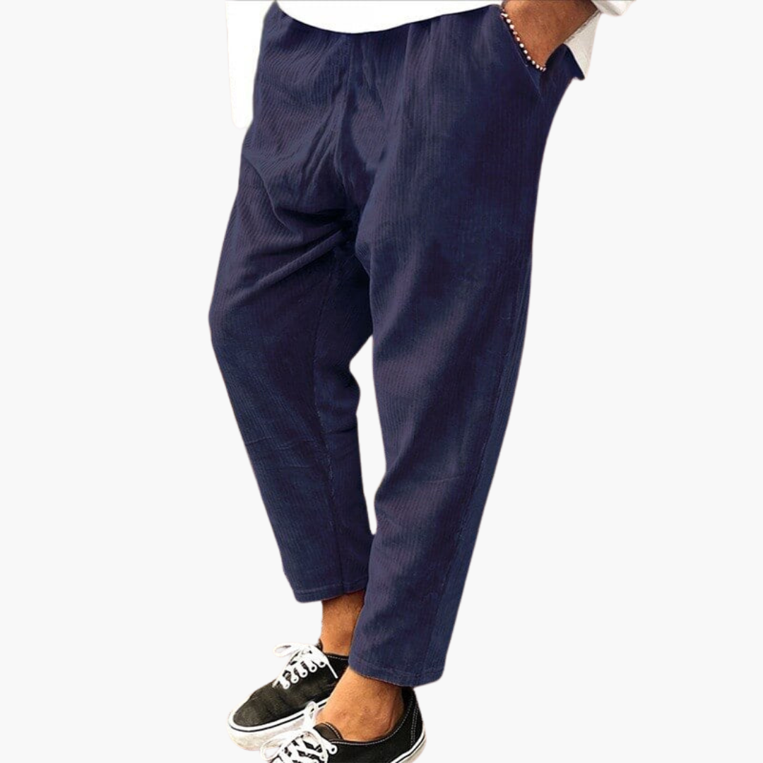 Comfortable Straight Fit Men's Corduroy Trousers