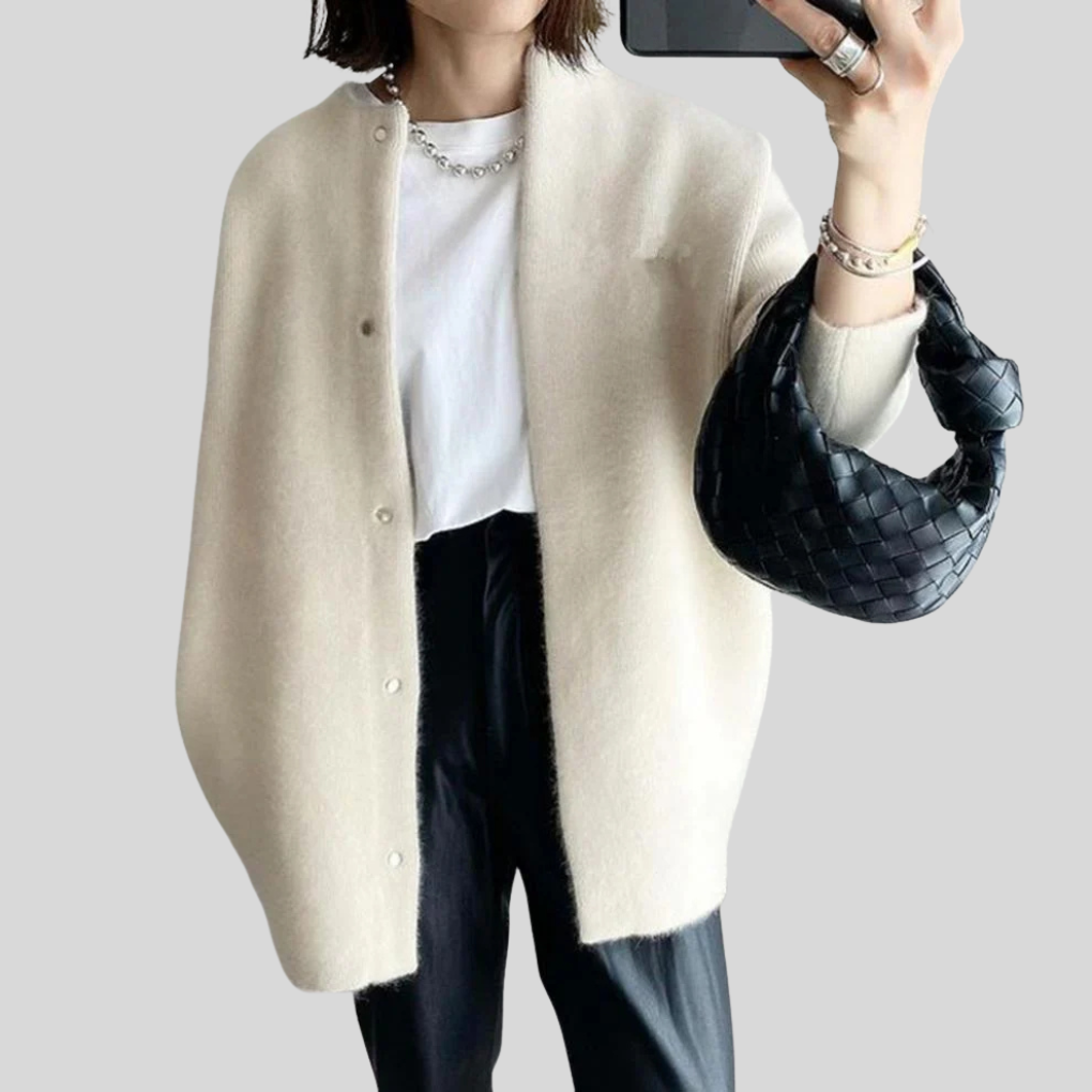 Soft Knitted Open Front Cardigan