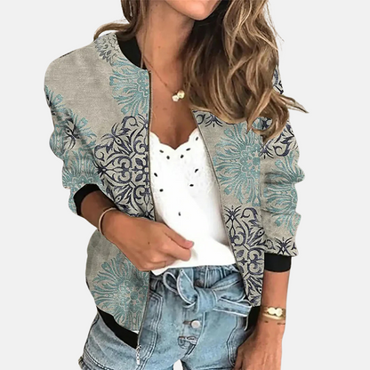 Classic Female Bomber Coat