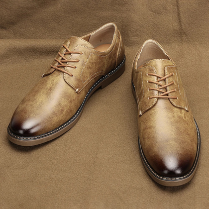Classic Men's Leather Lace Up Dress Shoes