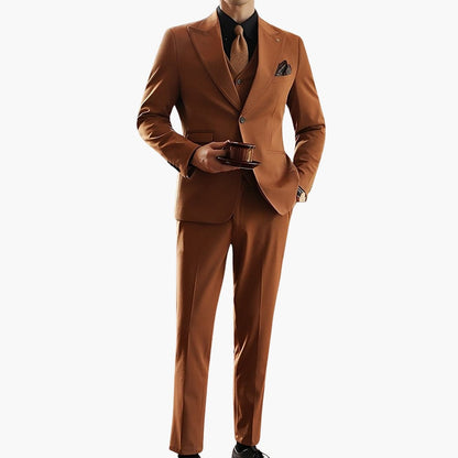 Men's Slim Fit 3 Piece Suit with Waistcoat