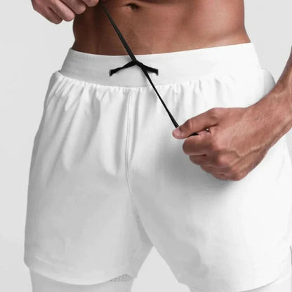 Men's Athletic Shorts with Liner for Running Training
