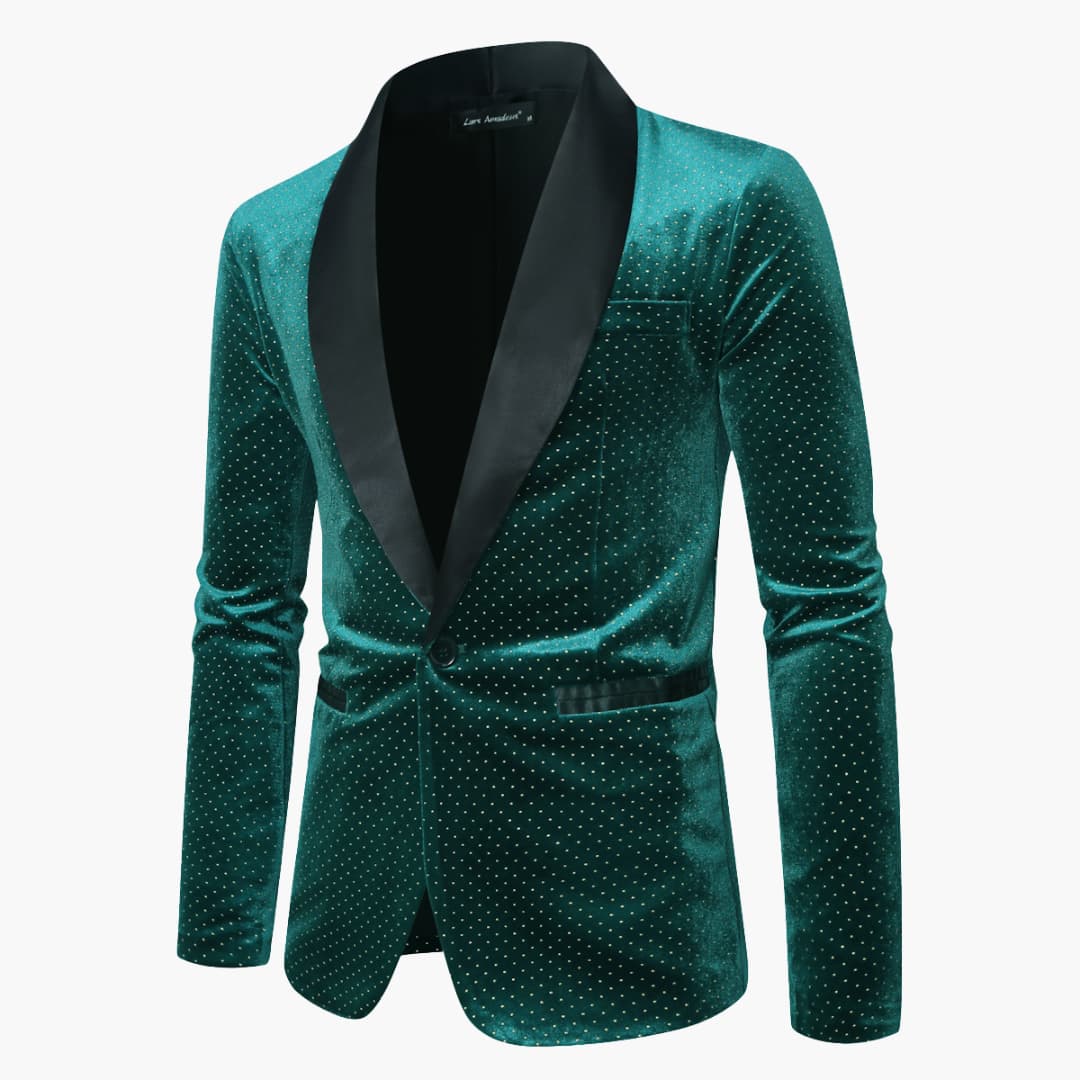 Classic Men's Tuxedo Suit with Peak Lapel