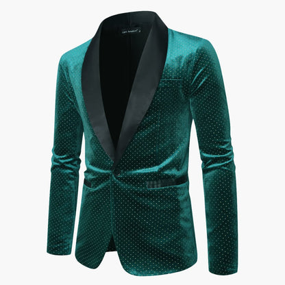 Classic Men's Tuxedo Suit with Peak Lapel