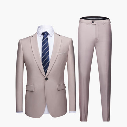 Classic 2 Piece Slim Fit Business Suit