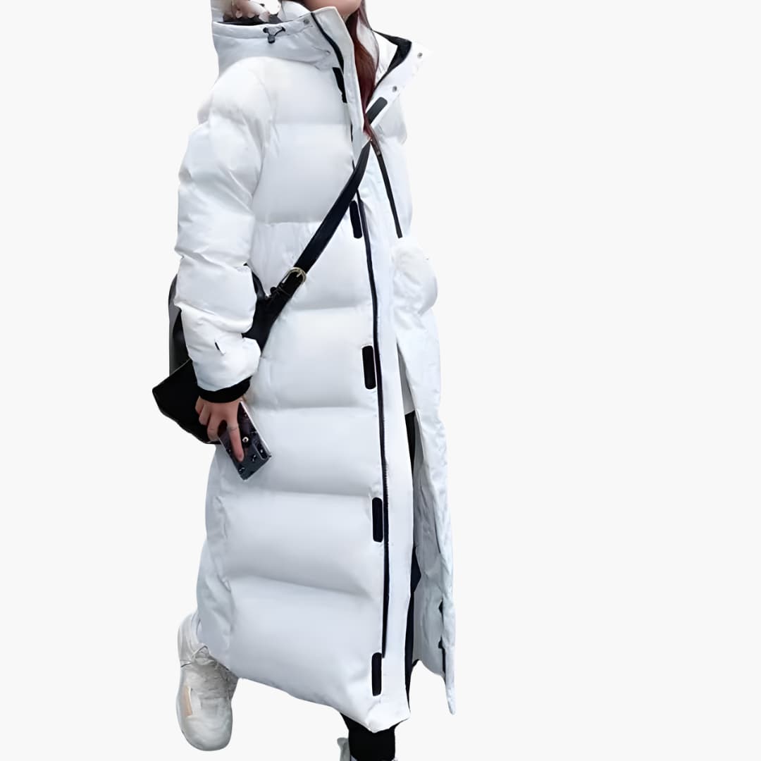 Warm Women's Parka Down Jacket with Hood