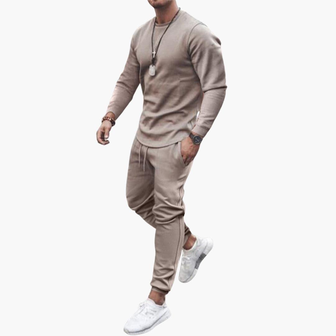 Men's Casual 2 Piece Tracksuit Set