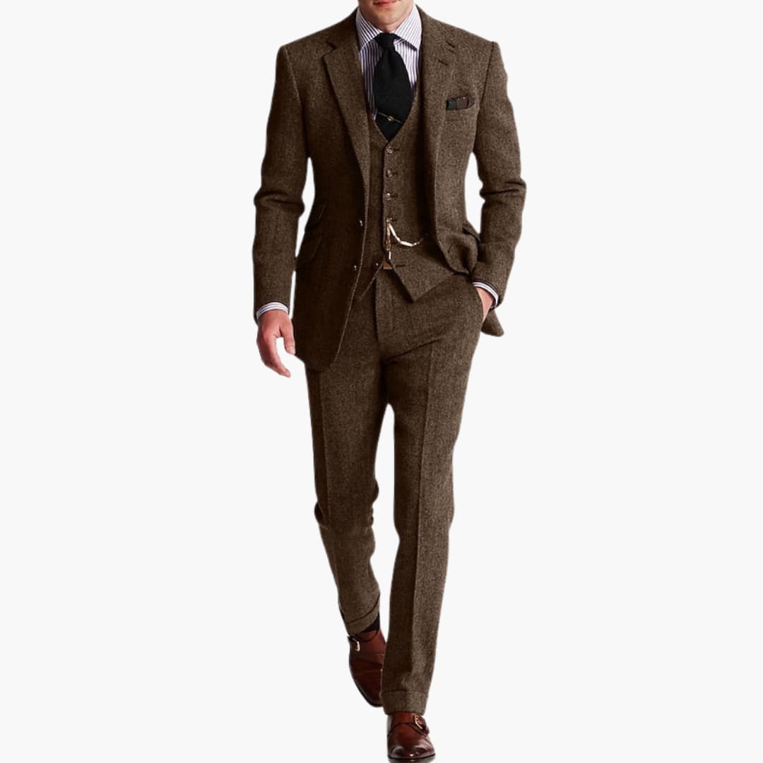 Classic Winter Mens 3 Piece Suit