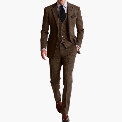 Classic Winter Mens 3 Piece Suit