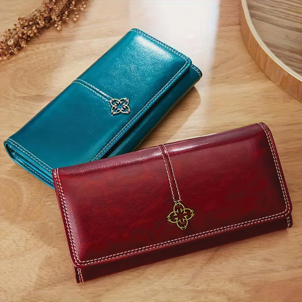 Classic Genuine Leather Fold Wallet
