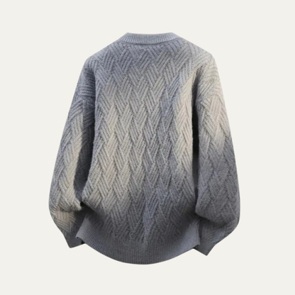 Cozy Men's Crew Neck Warm Knit Sweater