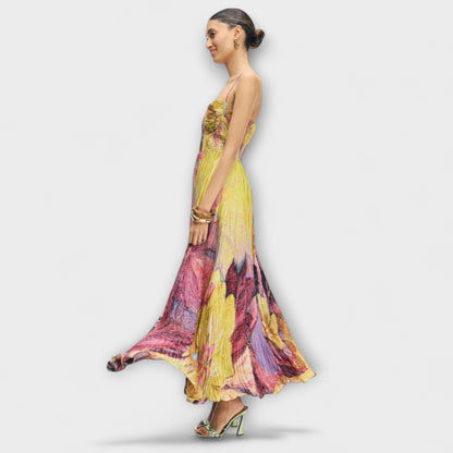 Vibrant Boho Maxi Dress for Elegant Events