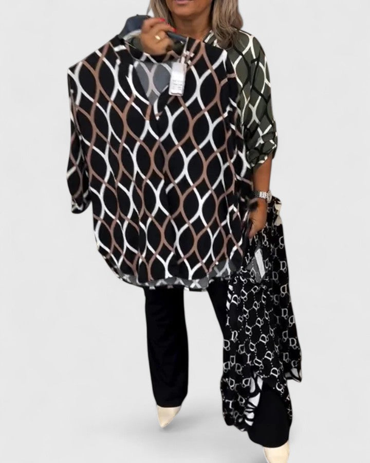 Chic Women's Floral Blouse