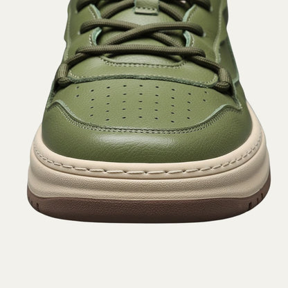 Comfortable Mens Orthopedic Leather Sneakers