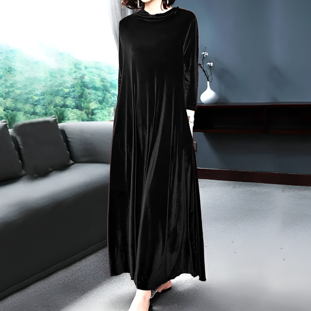 Luxurious Burgundy Red Evening Gown Dress