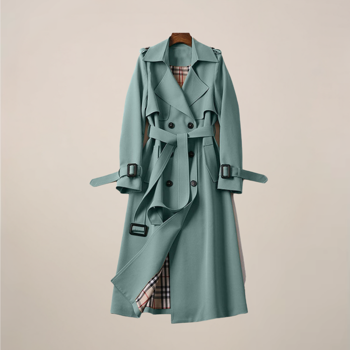Timeless Belted Long Trench Coat