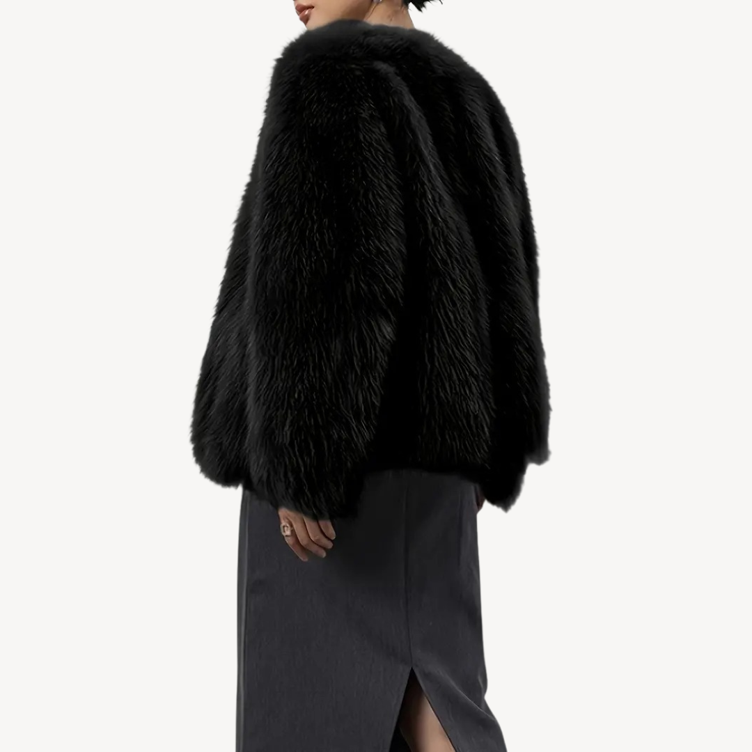 Warm Ladies Faux Fur Winter Coat