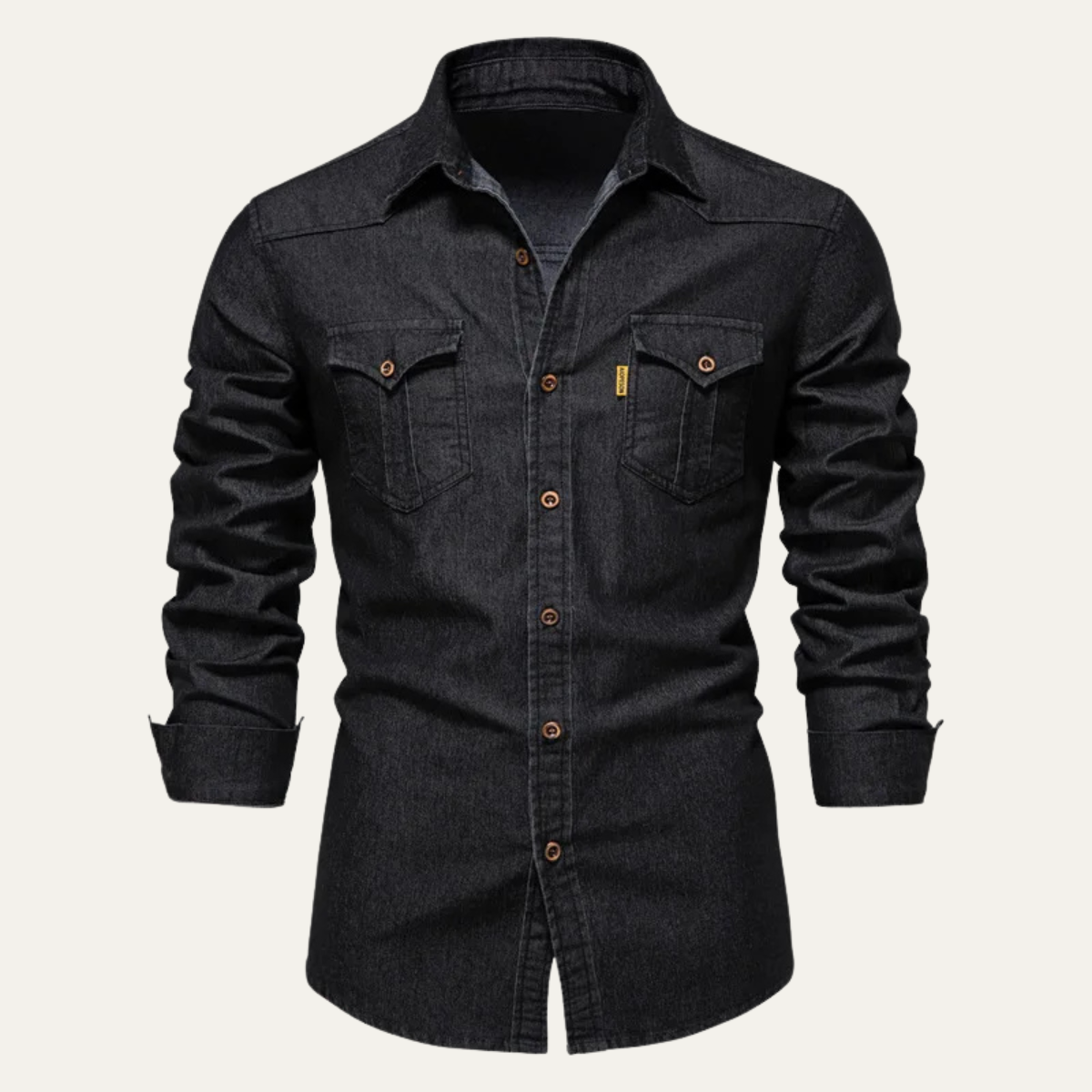 Stylish Slim Fit Men's Cotton Dress Shirt