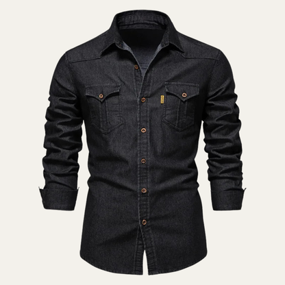 Stylish Slim Fit Men's Cotton Dress Shirt