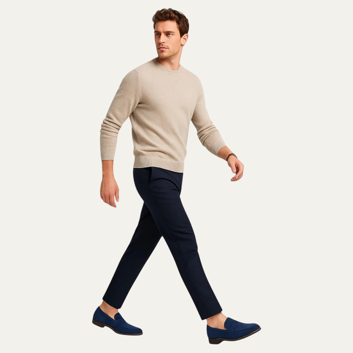 Luxury Men's Suede Slip On Loafers Shoes