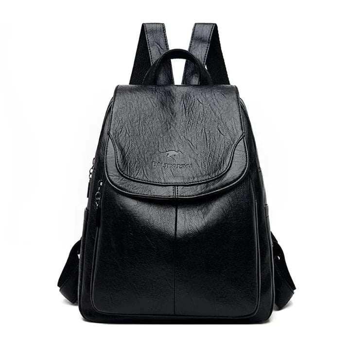 Classic Genuine Leather Ladies Backpack
