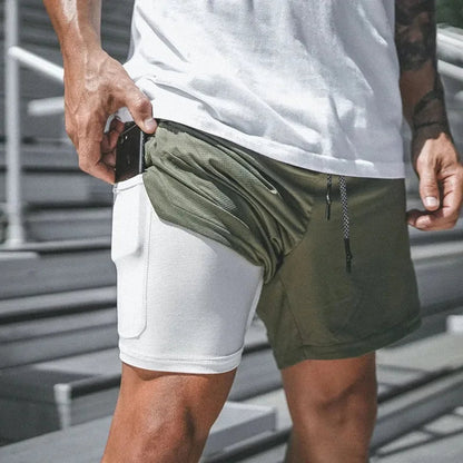 Athletic Men's Shorts for Running and Fitness