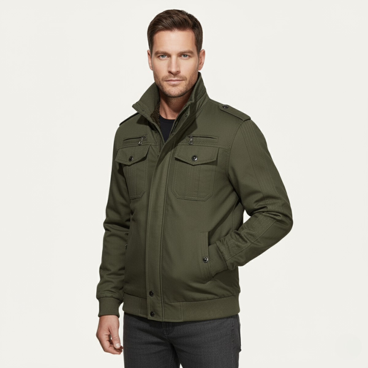 Thermal Insulated Men's Bomber Jacket