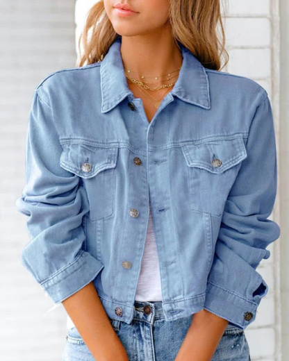 Trendy Blue Jeans Jacket - Nocini