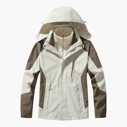 Waterproof Men's Zip Up Hoodie Coat with Pockets