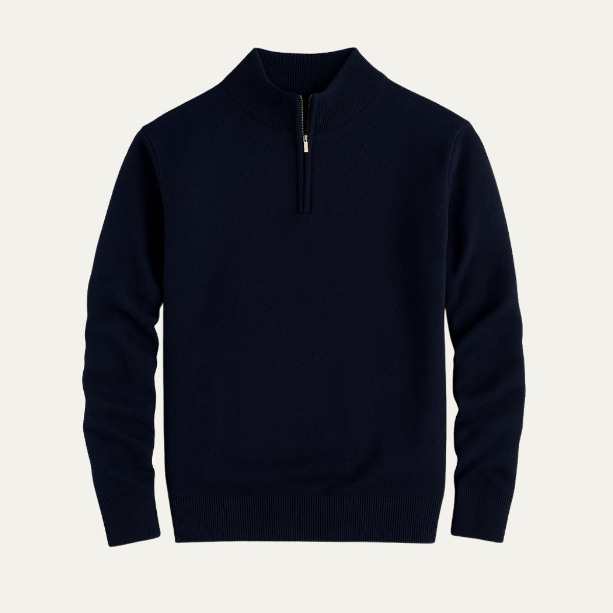 Men's Quarter Zip Fleece Pullover Sweater - Nocini
