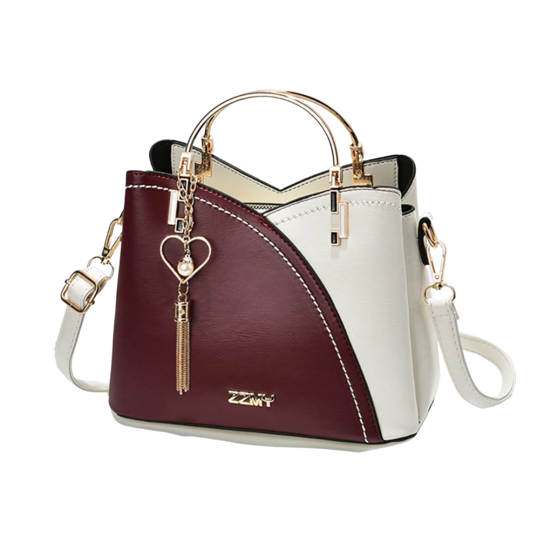 Classic Patchwork Faux Leather Tote Bag for Women