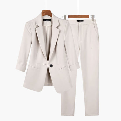 Ladies Business Pantsuit with Jacket