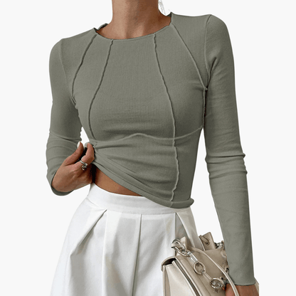 Soft Women's Fitted Long Sleeve Shirt