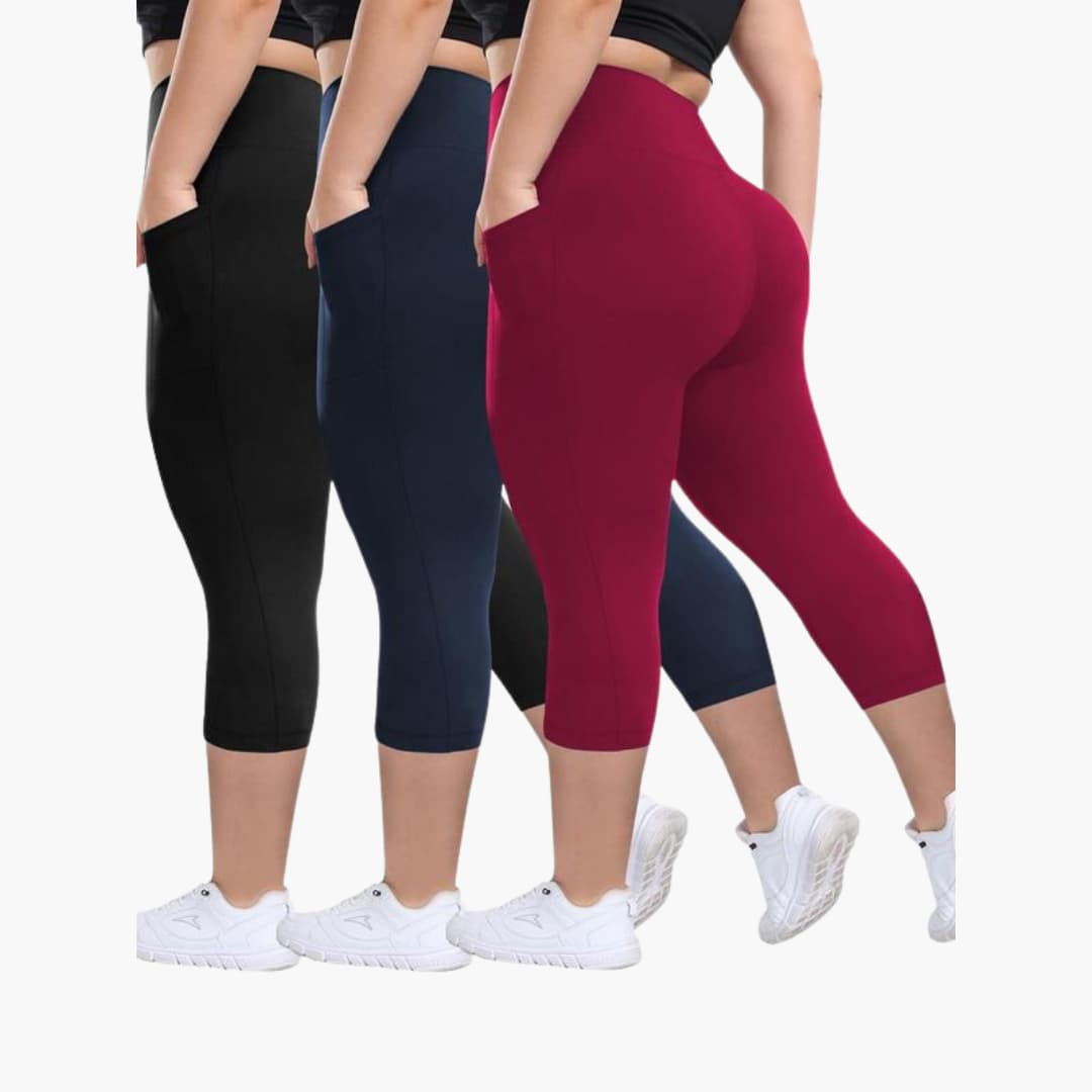 Comfortable High Waisted Women's Leggings Set