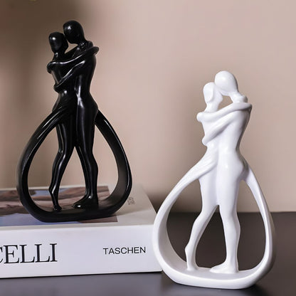 Lovely Pair Sculpture With Shiny Coating - Nocini
