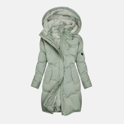 Warm Fleece Puffer Parka Coat
