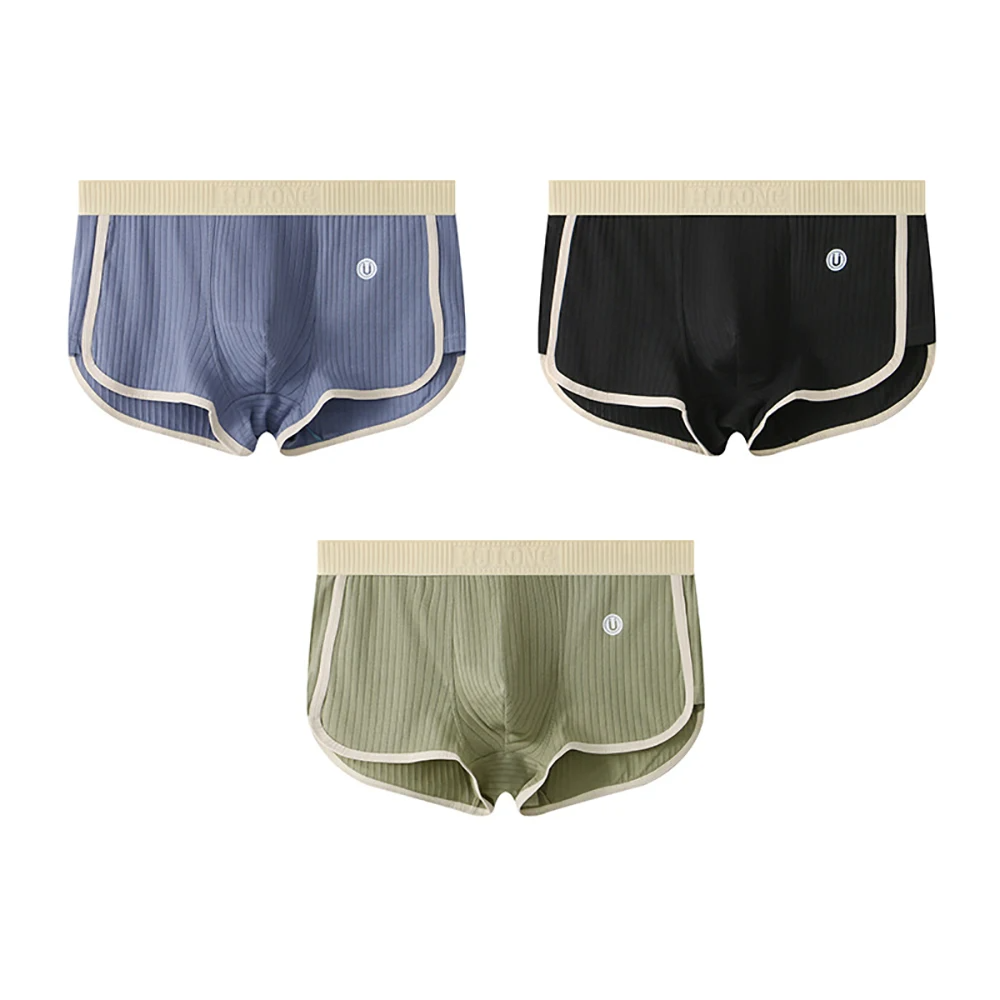 Slim Fit Boxer Briefs 3 Pack Men's Underwear Set