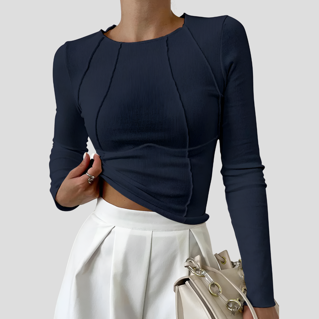 Classic Simple Women's Long Sleeve Tee