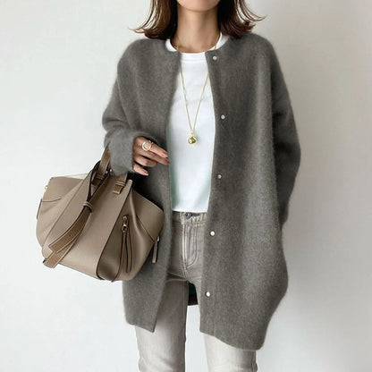 Soft Women's Knit Button Cardigan