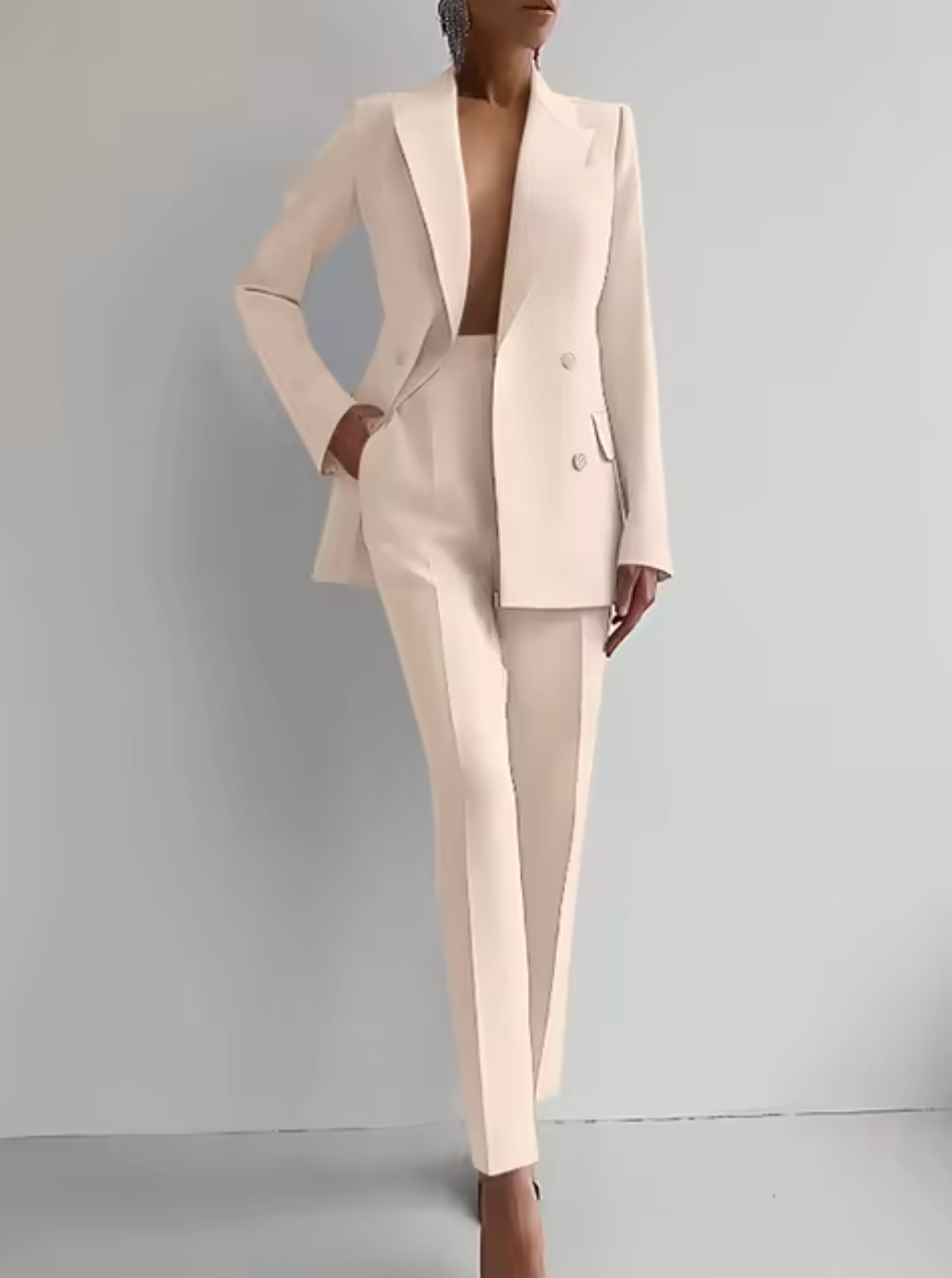 Classic 2 Piece Women's Suit Set Slim Fit