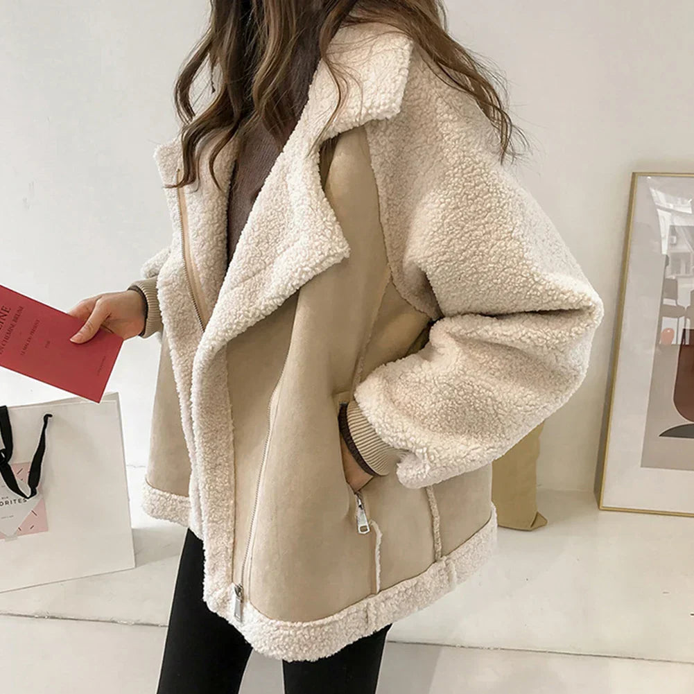 Warm Waterproof Women's Parka Coat with Pockets