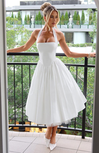 Elegant Ladies Floral Party Dress