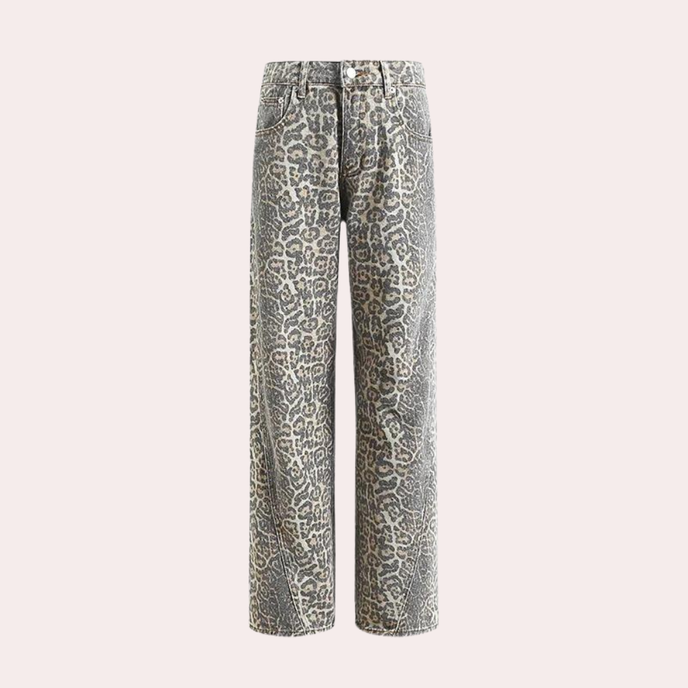 Fashionable Leopard Jogger Pants