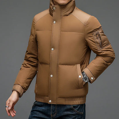Men's Insulated Down Puffer Coat | Warm