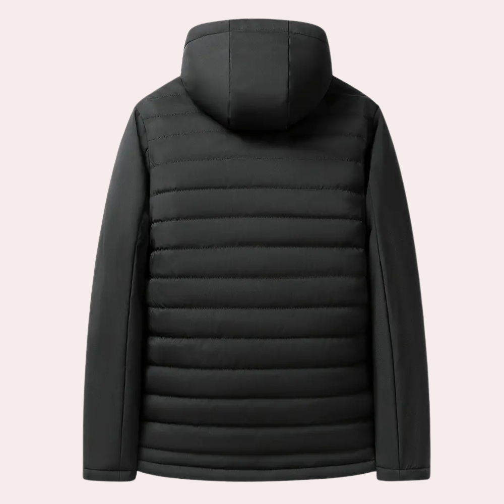 Warm Mens Quilted Puffer Coat
