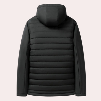 Warm Mens Quilted Puffer Coat