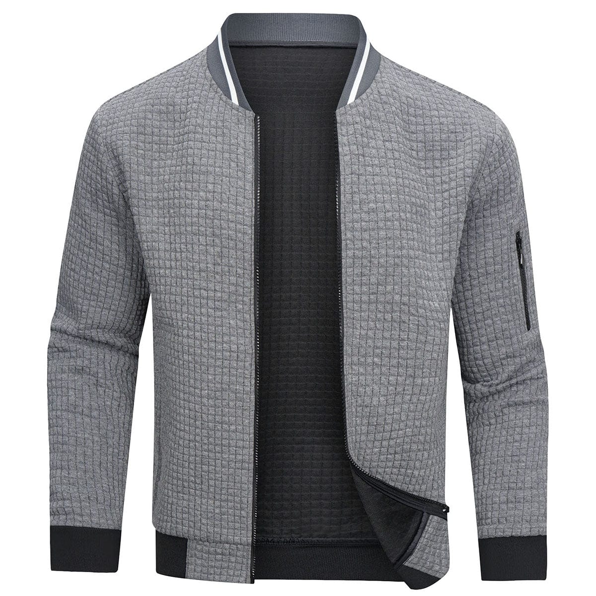 Warm Waterproof Zip Jacket For Men