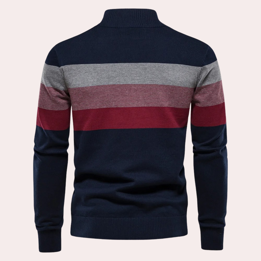 Men's Classic Stripe Pullover Sweater