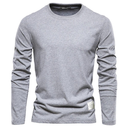 Casual Long Sleeve Tee Shirt for Men Classic