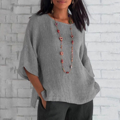 Relaxed Fit Women's T-shirt | 3/4 Sleeves